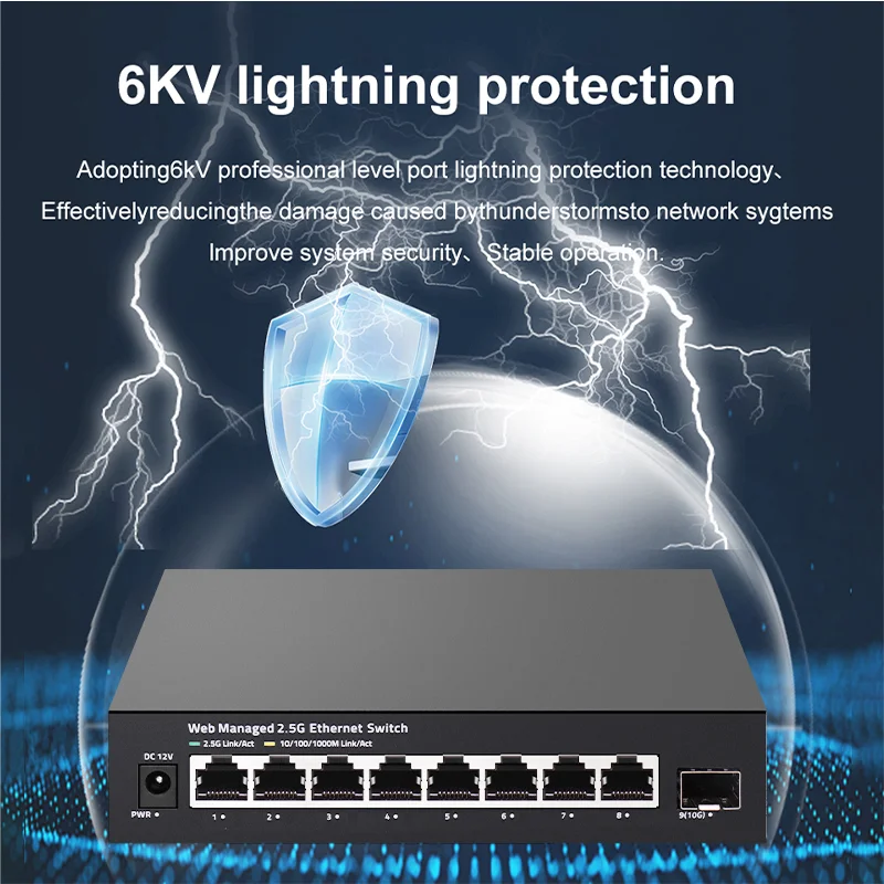 ONTi 2.5GbE Managed Switch 8 P - Sfp+ 10G Managed Switch 8 Port 评论和价格