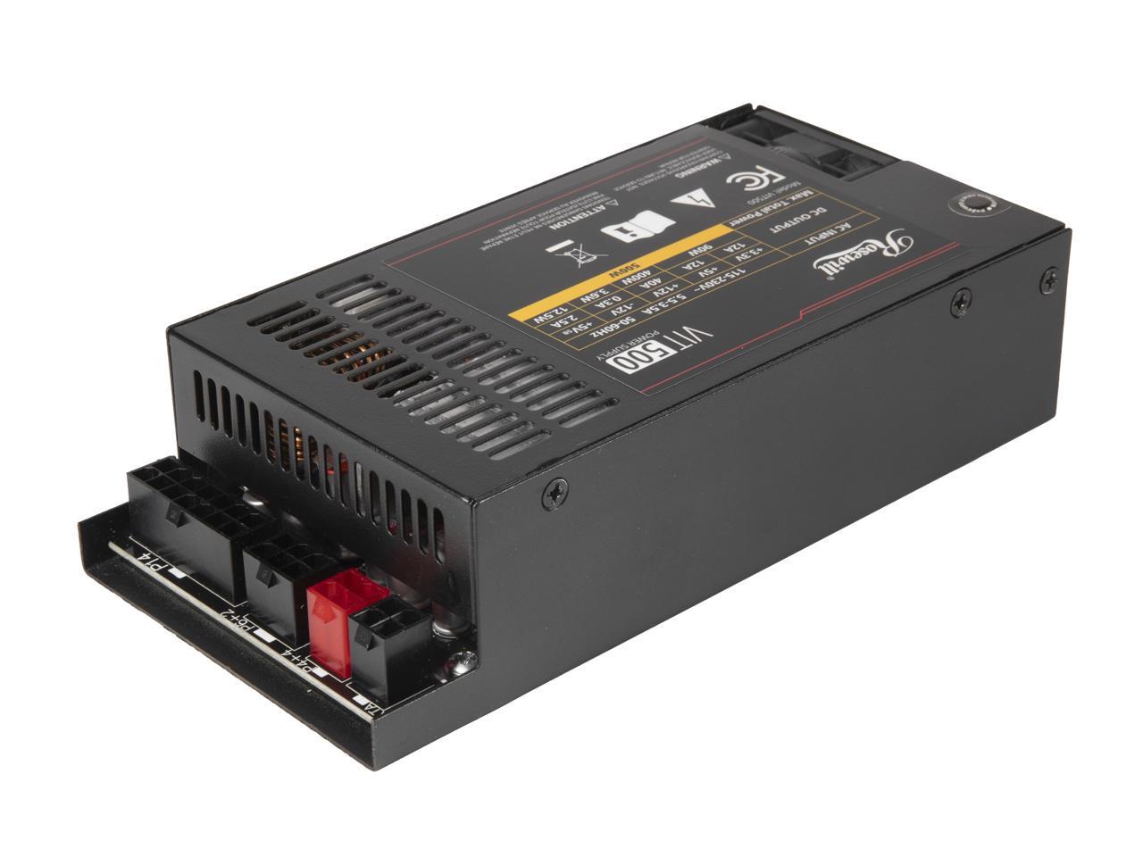 Rosewill VIT 500W, Mini ITX/Fl - Atx Power Supply 1U Flex 500W 评论和价格